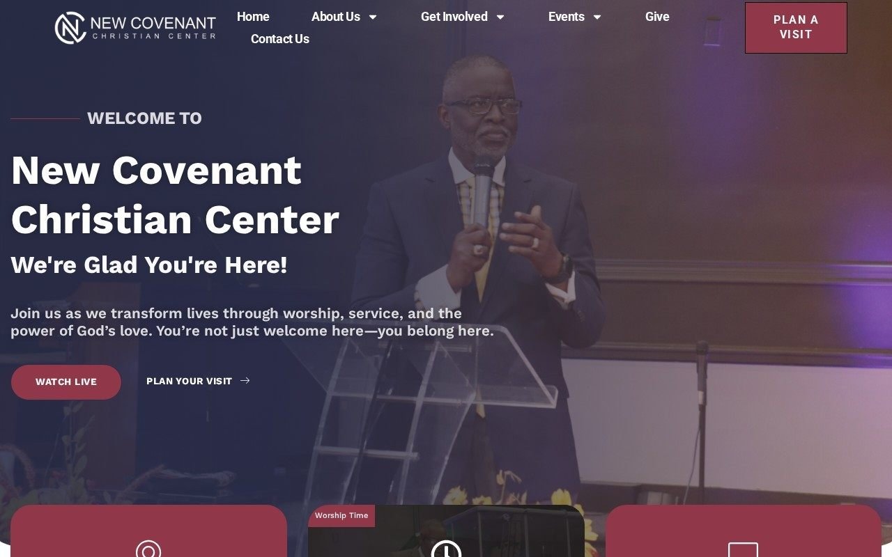 New Covenant Christian Center website